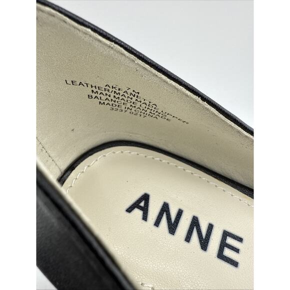Anne Klein Women's Fanetta Black Peep toe Flat Size 7 M NWB - Picture 5 of 12